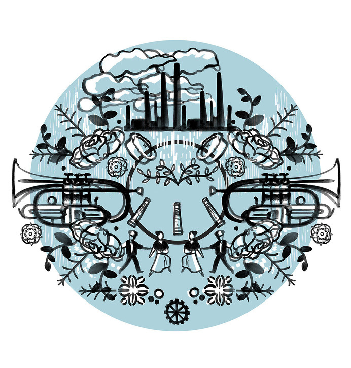 My sister wanted a cliche northern image #illustration #design