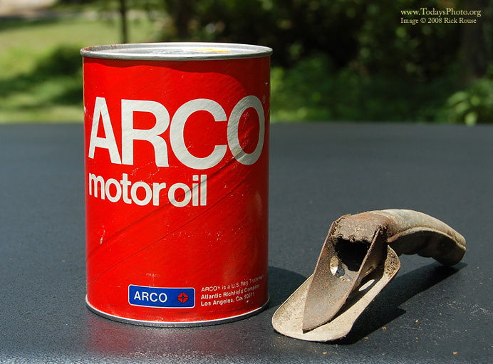 Vintage Arco Motor Oil Can