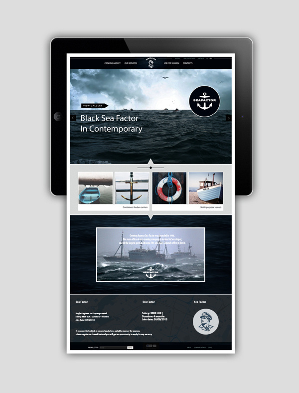 Seafactor on Behance #design #package #corporate #iphone #product #identity #logo #magazine