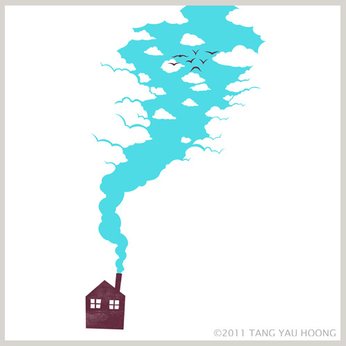 The Art of Negative Space. on Behance