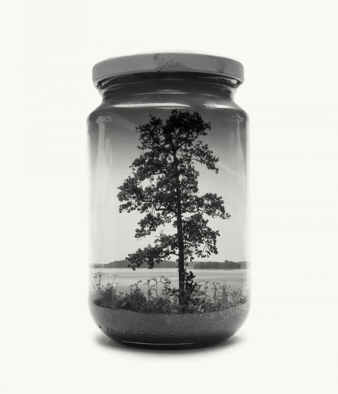 Jarred and Displaced: Mysterious Double Exposure Photography by Christoffer Relander