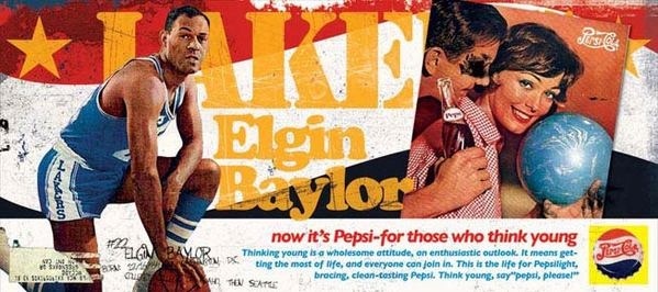 NBA 50 Greatest Players Collage Elgin Baylor Subedobar