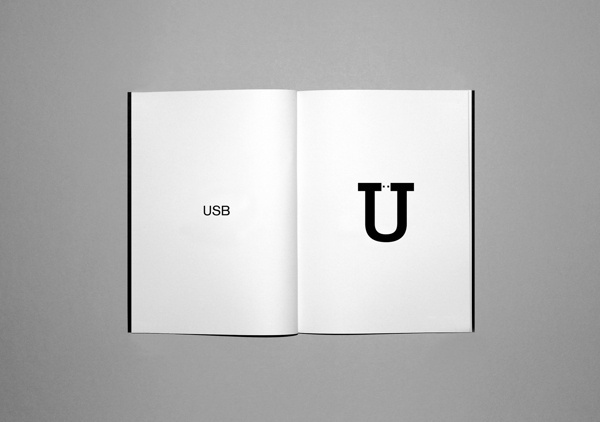 Idea Alphabet on Behance, by Jordan Blyth #icon #type #usb