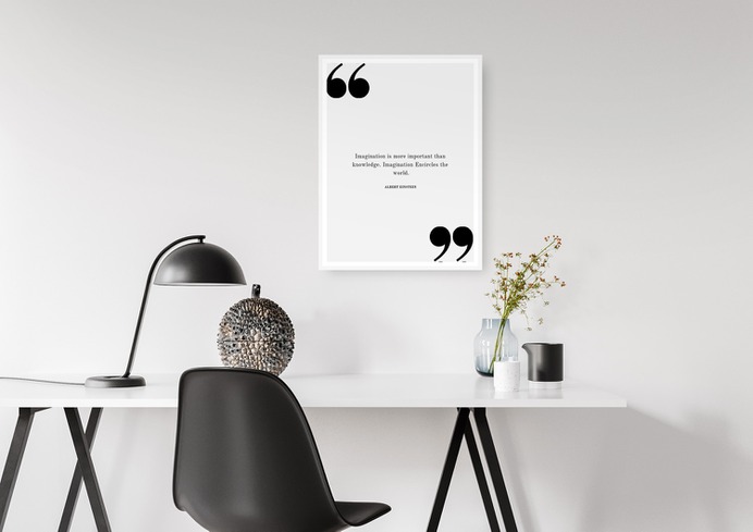 Albert Einstein Quote Printable Wall Art – Pikstok