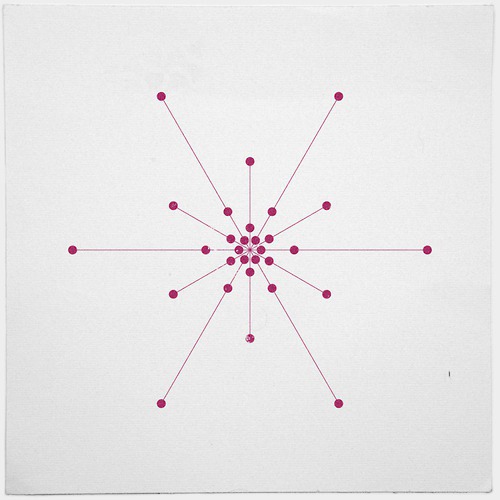 #344 Sputnik – Second advent sunday means even more stars! – A new minimal geometric composition each day