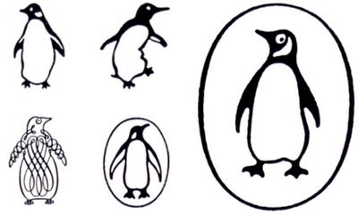 Delicious Industries: Classic Logos #penguin #logo