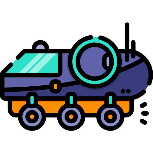 See more icon inspiration related to moon rover, transportation, automobile, science, nature, vehicle and transport on Flaticon.