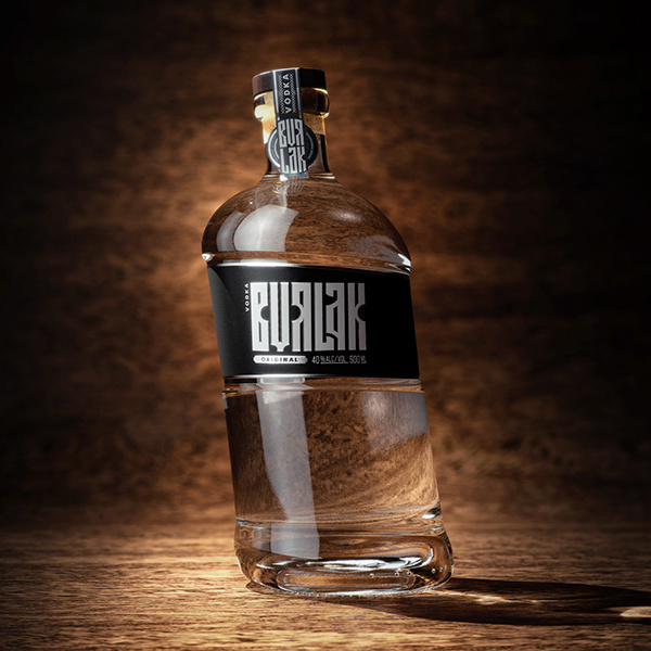 Concept Vodka Burlak by Unblvbl (https://www.behance.net/Unblvbl) #vodka #spirit #burlak #unblvbl #design #bottle #label