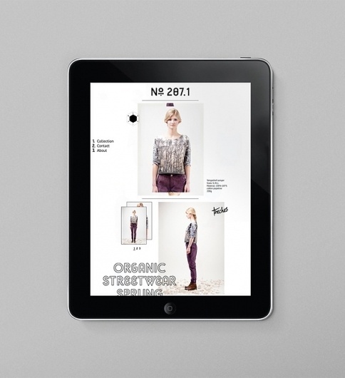 Cesium-137 on the Behance Network #fashion #interactive #online