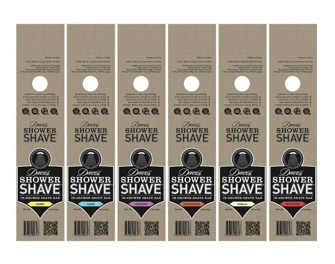 Dave's Shower Shave #packaging #print