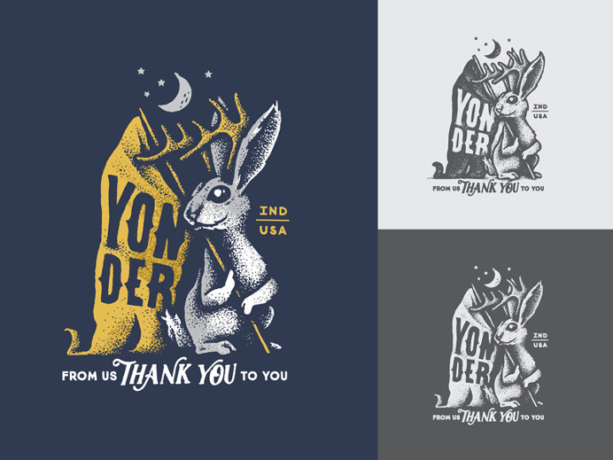#jackalope #bunny #illustration Adam Johnson