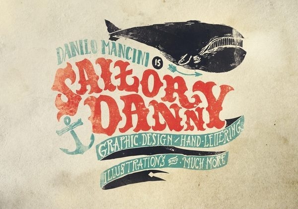 sailor danny #lettering #typography