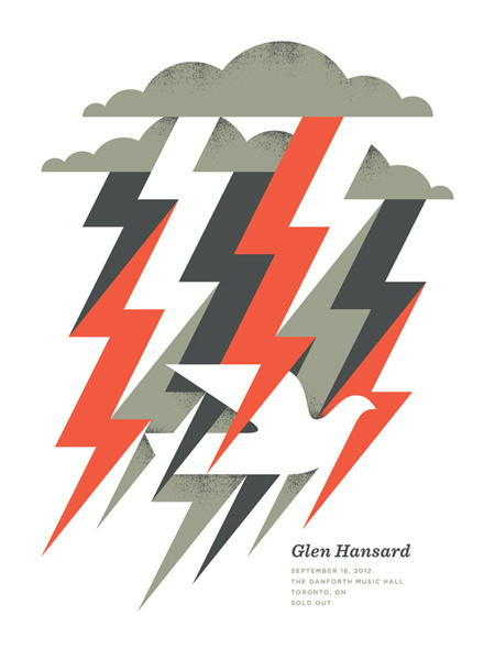 Glen Hansard - Doublenaut #gig #poster