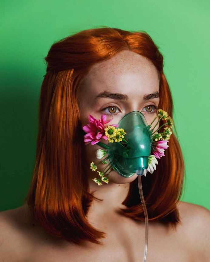 Mesmerizing and Playful Self-Portraits by Claire Luxton