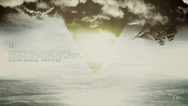Free Wallpapers (Desktop, iPad, iPhone) on the Behance Network #ocean #sky #quote #photo #triangle #sea #ship #typography