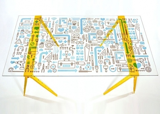 Mikey Burton / Graphic Design, Illustration and Letterpress #mikey #burton #table