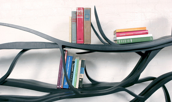 CJWHO ™ (sebastian errazuriz | metamorphosis chilean born,...) #crafts #design #books #wood #furniture #art #bookshelf