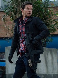 This is an Exclusive Garment Jacket in a Famous Movie Mile22. James Silva Looked Great in this Black Cotton Jacket Played by Mark Wahlberg. #markwahlberg #mile22 #blackjacket #cottonjacket #moviejacket #men #women #fashion #celebrity