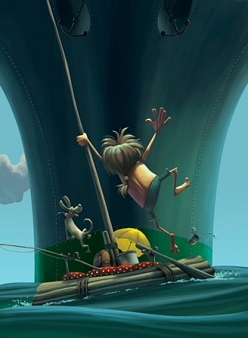 COOL SHOWCASE - Digital Art - Lucky day on illustration #illustration
