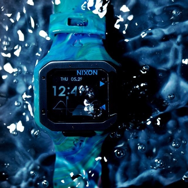 Marbleized Supertide Watch by Nixon #tech #flow #gadget #gift #ideas #cool