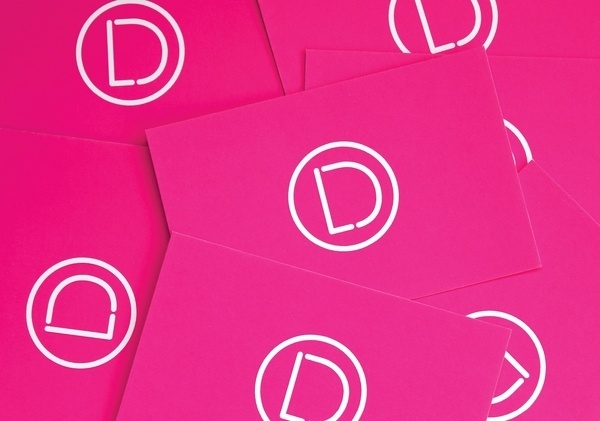Laura Dossett Professional Make-up Artist #branding #design #graphic #magenta #logo
