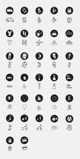 Nordstrom Rack Iconography | typetoken® #icons #pictograms
