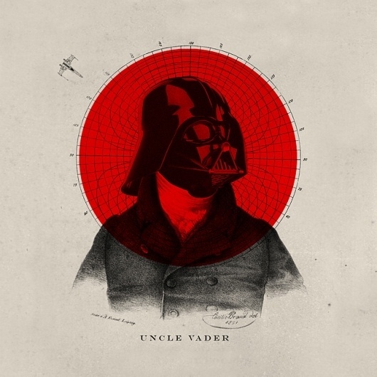 Old Timey Star Wars by Nick Agin | Hi Consumption #retro #wars #illustration #vader #star #darth #sketch