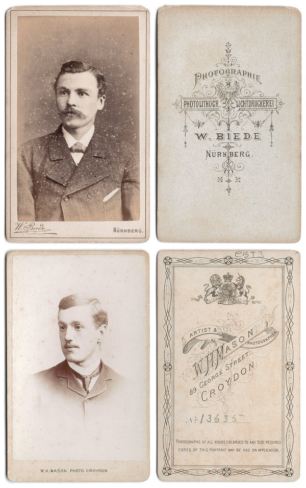 photography cards #photographers #photography #portrait #vintage #cards