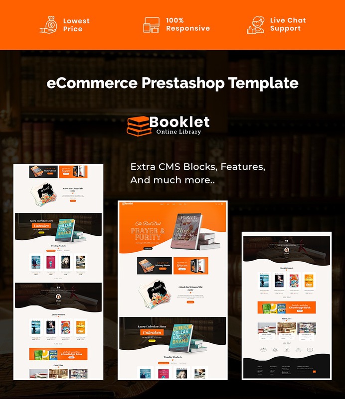 #Booklet - #Online #Book #Store - #Prestashop #Responsive #Theme #eCommerce #Website #Design #Template