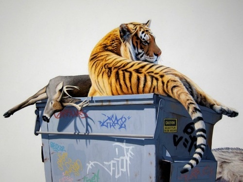 Josh Keyes « PICDIT #artist #colour #animal #painting