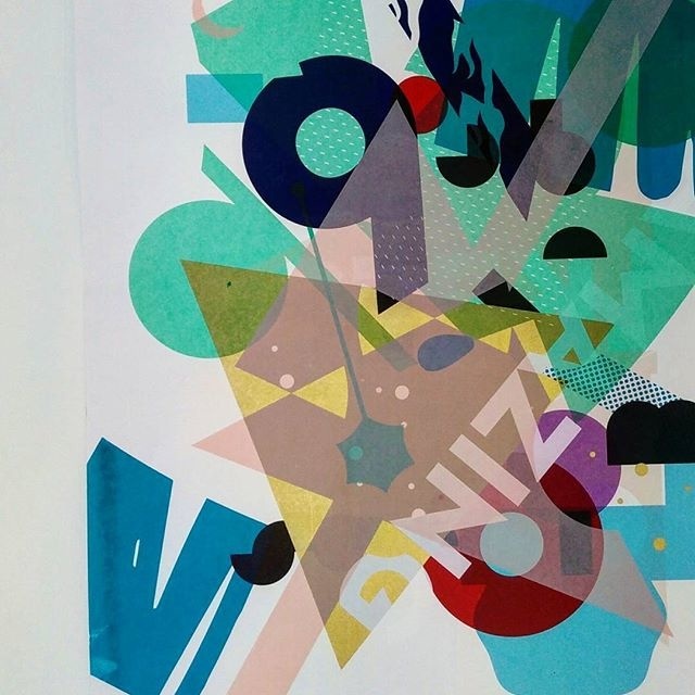 Layer overload #random #screenprint
