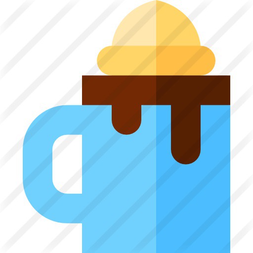See more icon inspiration related to hot chocolate, food and restaurant, dessert, bakery, chocolate, mug, hot, ice cream, cold and sweet on Flaticon.
