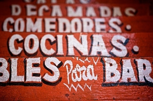 3327715294-8a8b5910c3.jpg (JPEG Image, 500x333 pixels) #mexican #painted #hand #typography