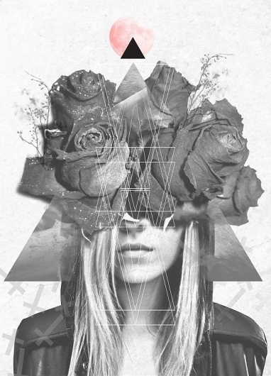 Forelsket // on the Behance Network #roscoflevo #cross #design #shapes #triangle #nature #blonde #embrace #fashion #flowers