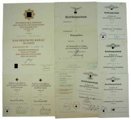 Deed estate of a Lieutenant and squad captain of the 14./ Battle squadron 40.