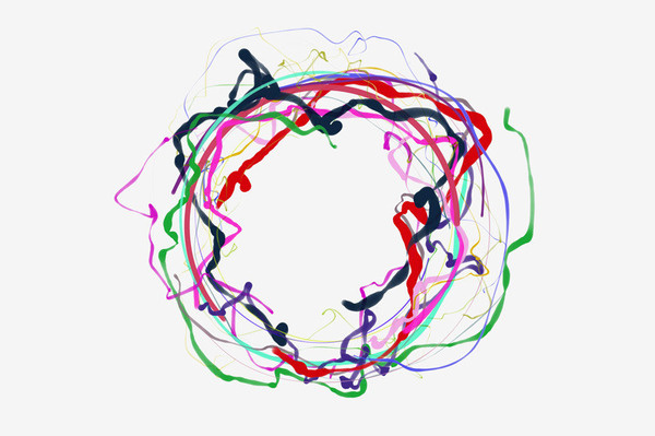 The Earth turns, but we don't feel it move but does it float #colourful #circle #spiral #pattern