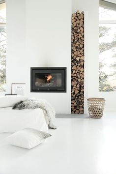 ⇀ Casas con #chimenea ↼ Inspírate y vive tu sueño de #INVIERNO #decor #decoracion #interiorismo #chimney