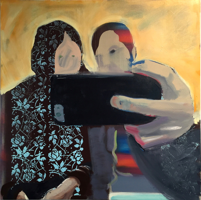 Abstract Oil on Linen Paintings by Andrew Fish
