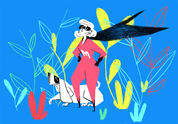 Tiffany Beucher #supergirl #illustration #dog