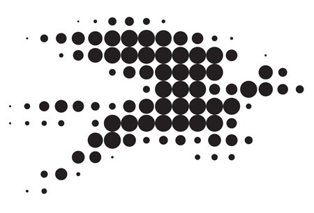 New Work: Poetry Magazine Anniversary Cover | New at Pentagram | Pentagram / Bench.li #dots #identity #bird