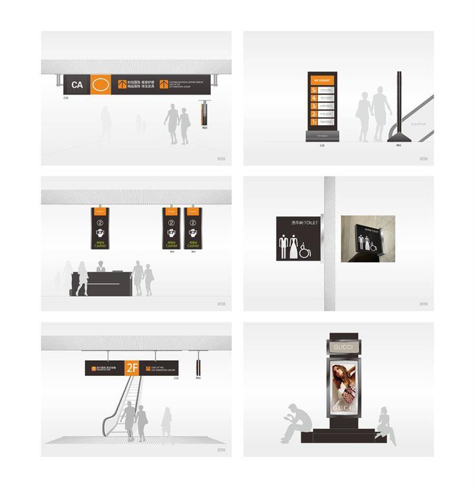 Wayfinding | Signage | Sign | Design | 商场导视设计全套