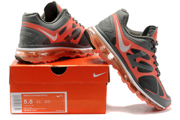 Womens Air Max 2012 Cool Grey Mango Shoes #shoes