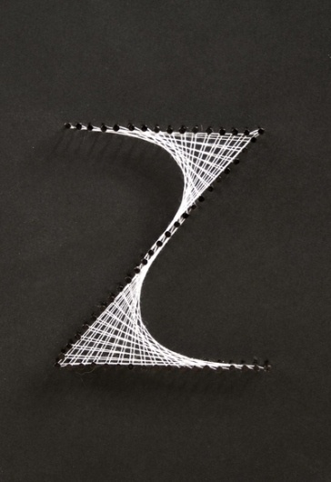 Weave Type on the Behance Network #lettering #typography