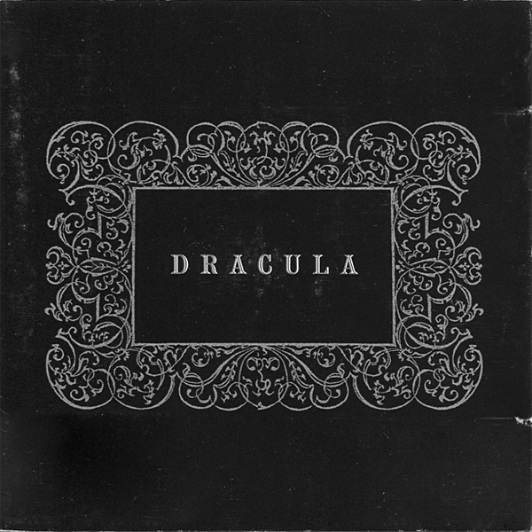 Dracula, Philip Glass & Kronos Quartet. Alternate cover #album #white #kronos #quartet #dracula #gothic #horror #black #cover #monochrome #ornament #typography