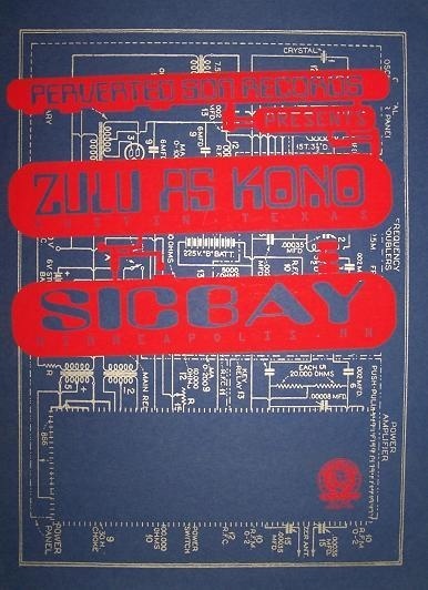 Zulu As Kono, Sicbay - Gig Poster