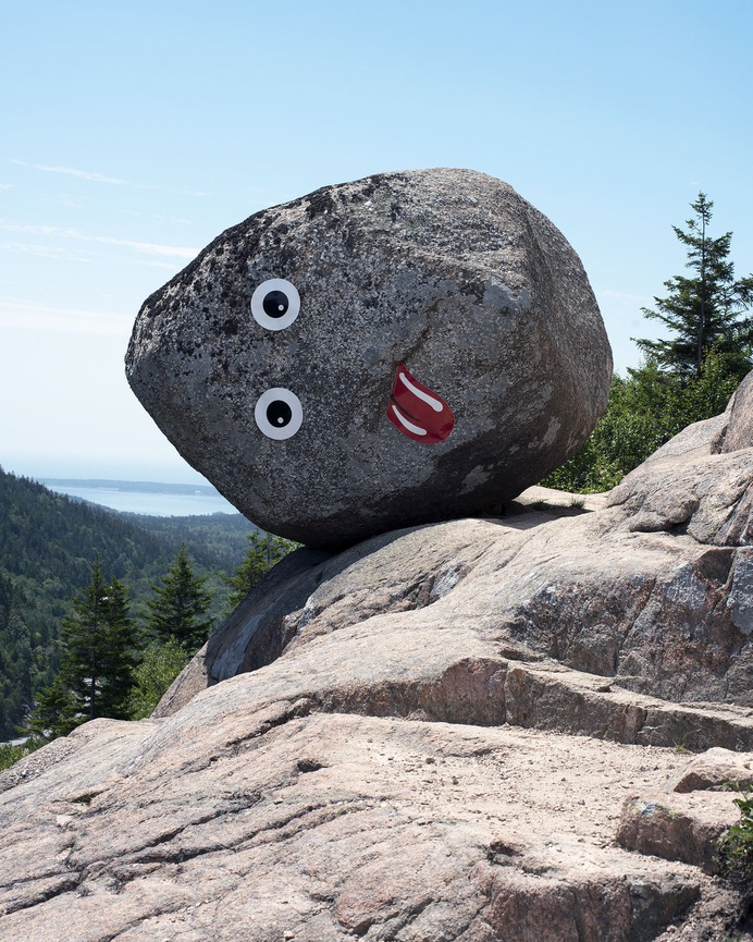 Olaf Breuning - bubble rock