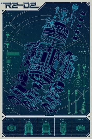 A Linch Pin Droid.jpg 660×991 pixels #starwars #r2d2