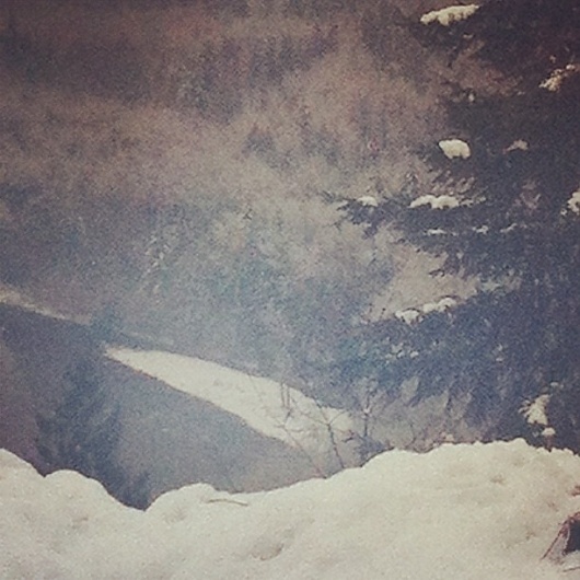 Instagram #fog #instagram #snow #photography #river #trees