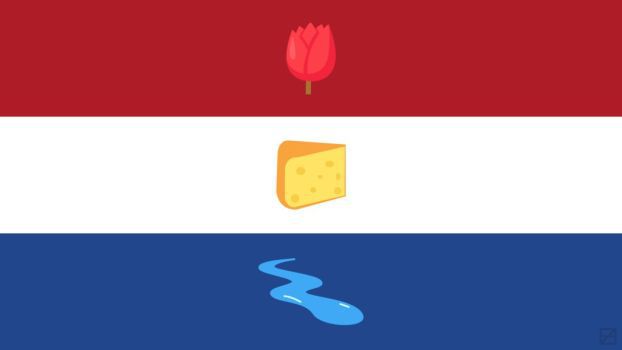 Dutch Flag and their famous products by Frederatic