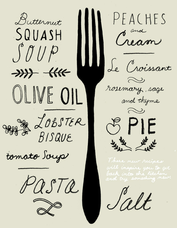 The Studio of CHRIS SILAS NEAL #illustration #lettering #hand #fork